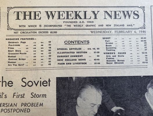 OLD NEWSPAPER: The Weekly News - No. 4289, 6 February 1946