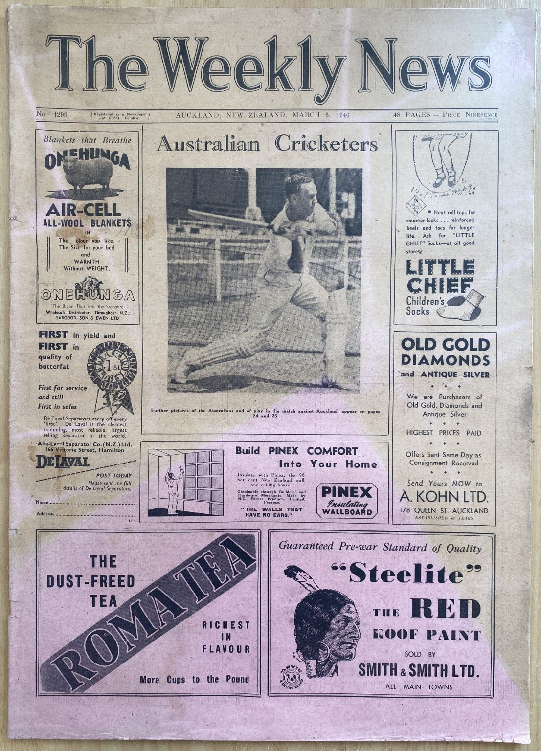 OLD NEWSPAPER: The Weekly News - No. 4293, 6 March 1946