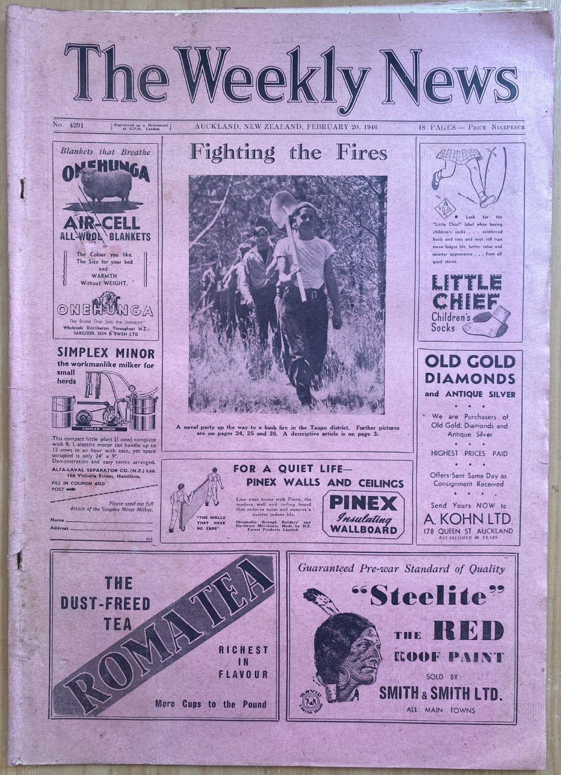 OLD NEWSPAPER: The Weekly News - No. 4291, 20 February 1946