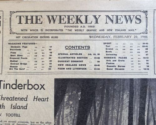 OLD NEWSPAPER: The Weekly News - No. 4291, 20 February 1946