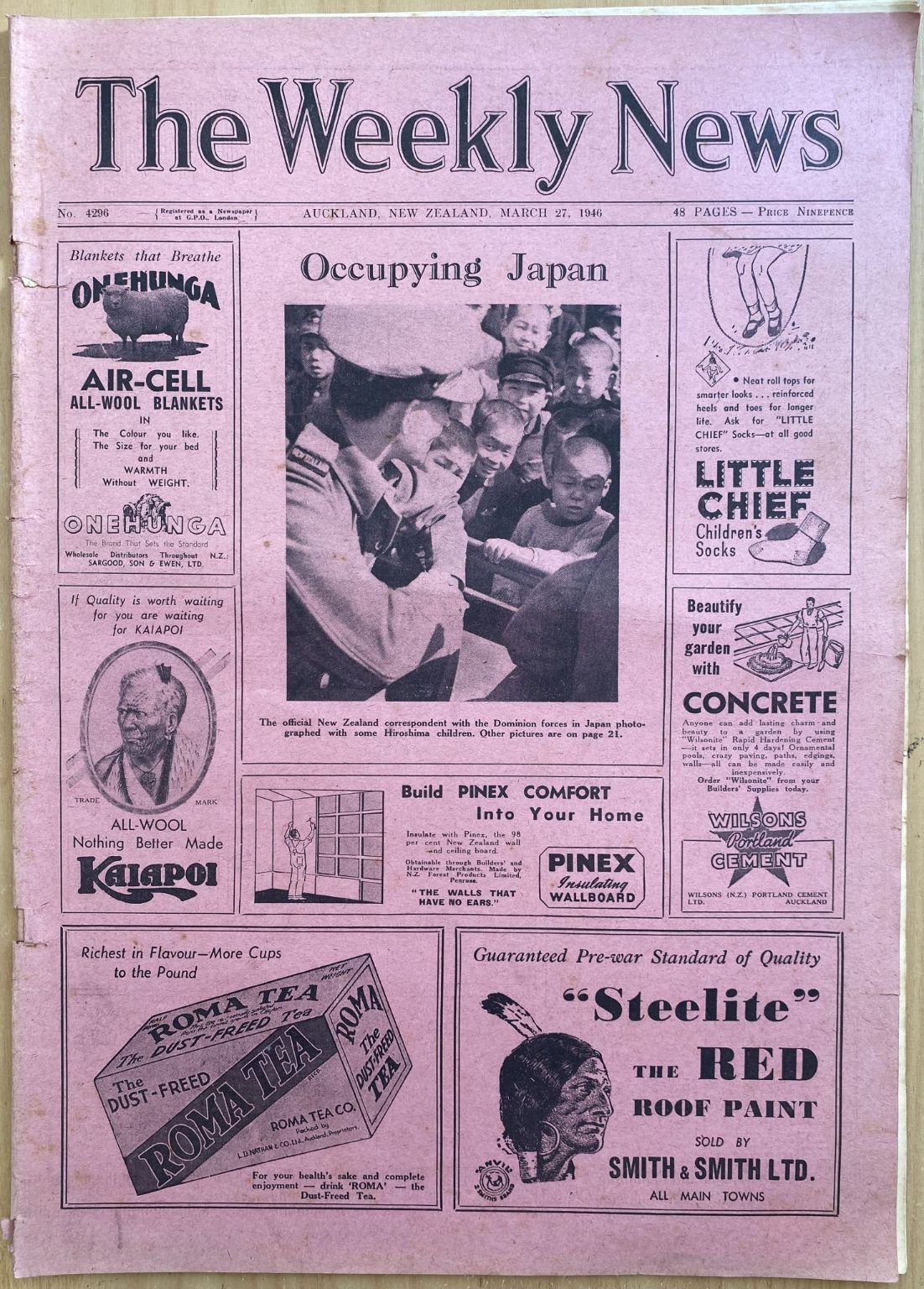 OLD NEWSPAPER: The Weekly News - No. 4296, 27 March 1946