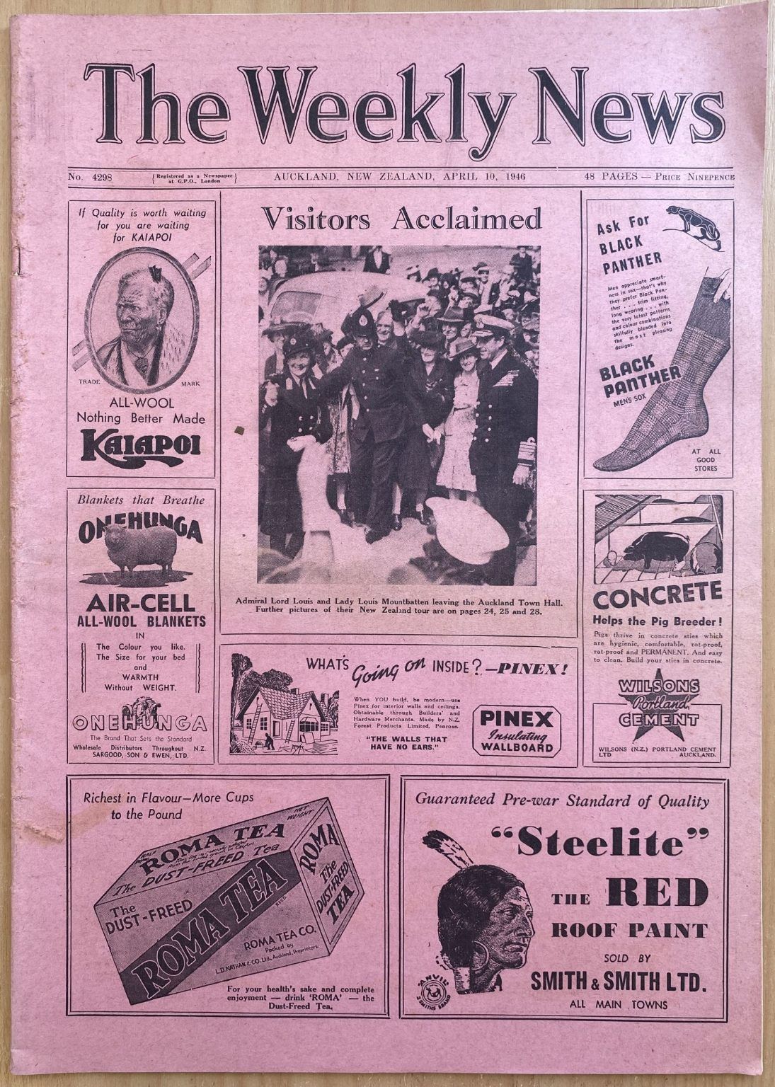 OLD NEWSPAPER: The Weekly News - No. 4298, 10 April 1946