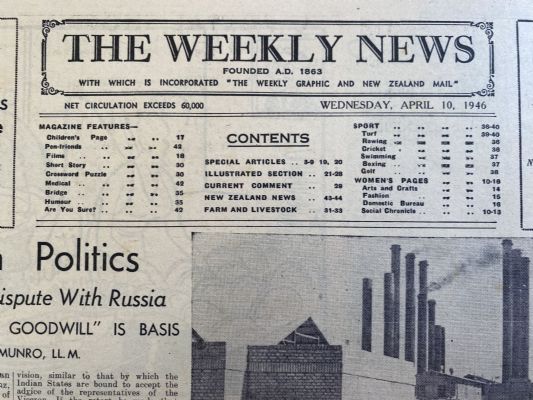 OLD NEWSPAPER: The Weekly News - No. 4298, 10 April 1946