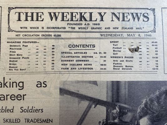 OLD NEWSPAPER: The Weekly News - No. 4302, 8 May 1946