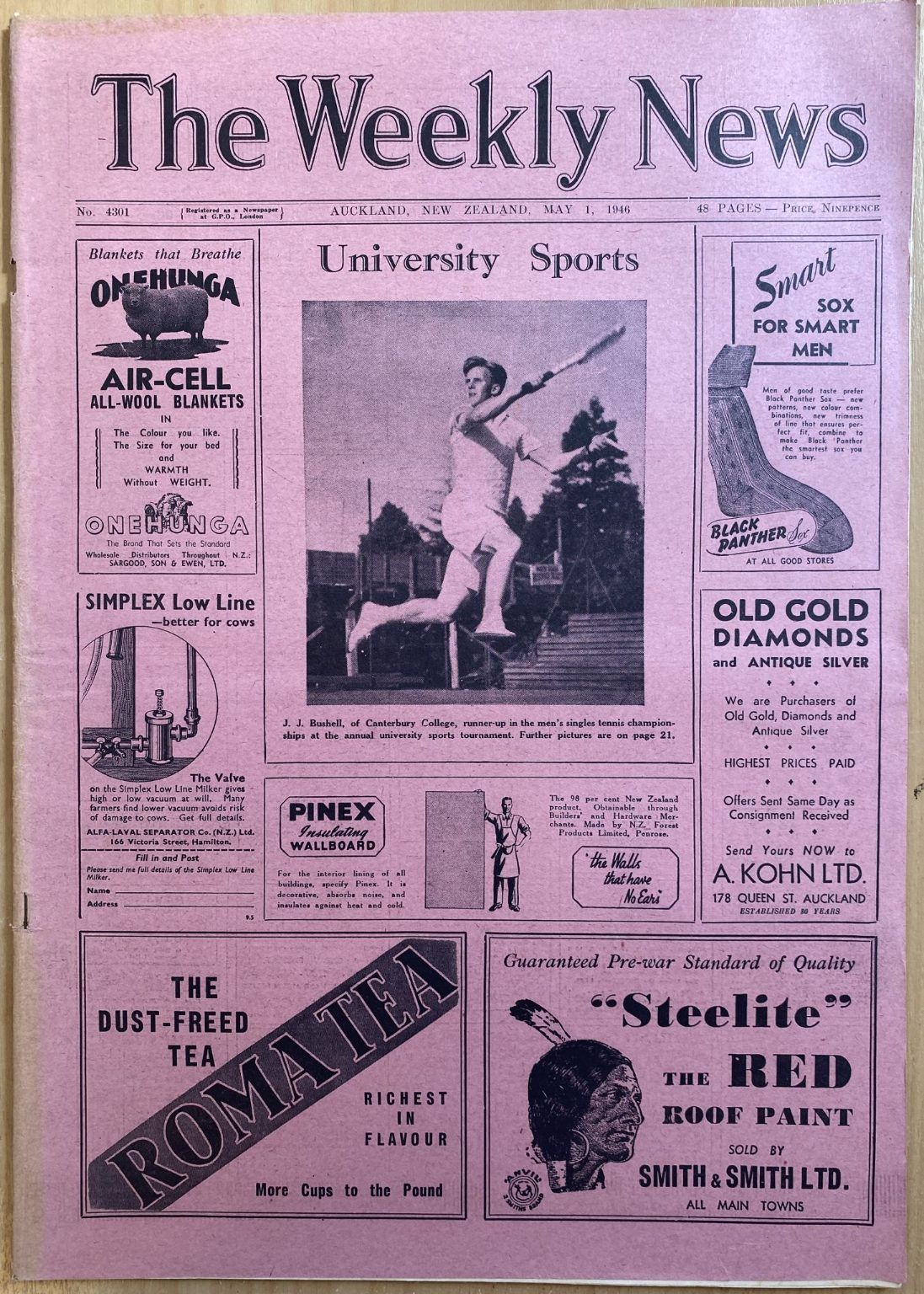 OLD NEWSPAPER: The Weekly News - No. 4301, 1 May 1946