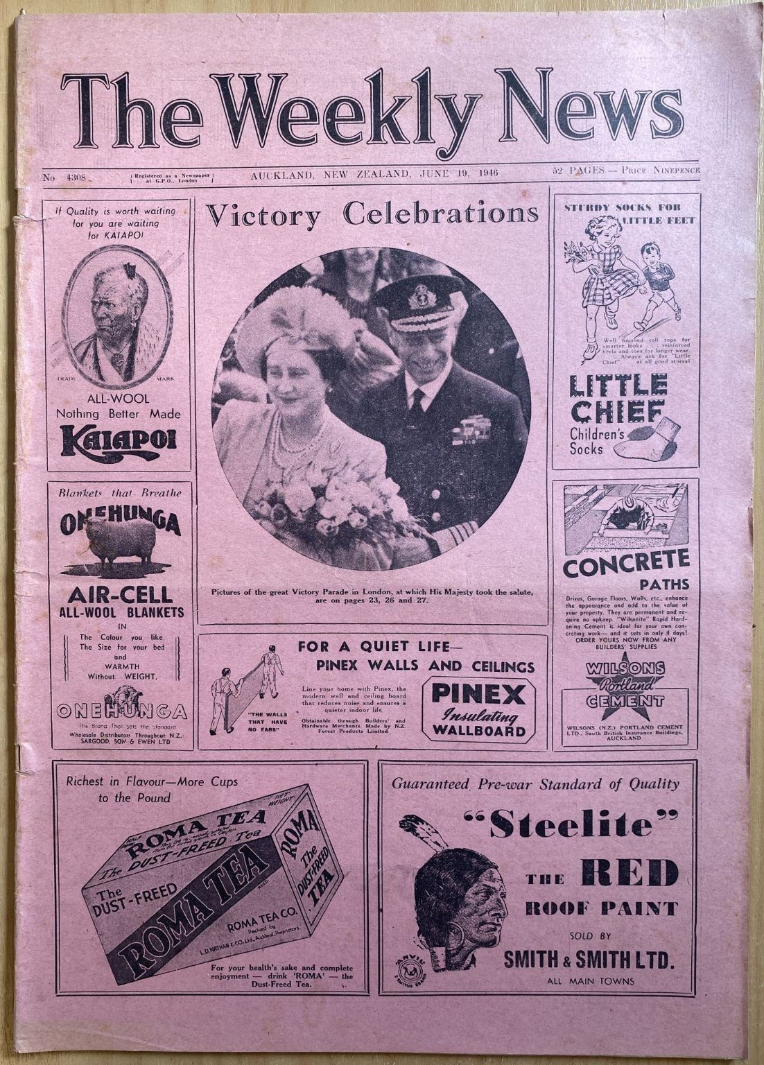 OLD NEWSPAPER: The Weekly News - No. 4308, 19 June 1946