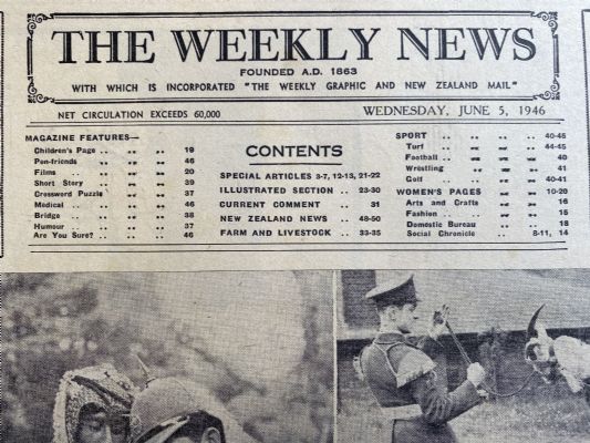 OLD NEWSPAPER: The Weekly News - No. 4306, 5 June 1946