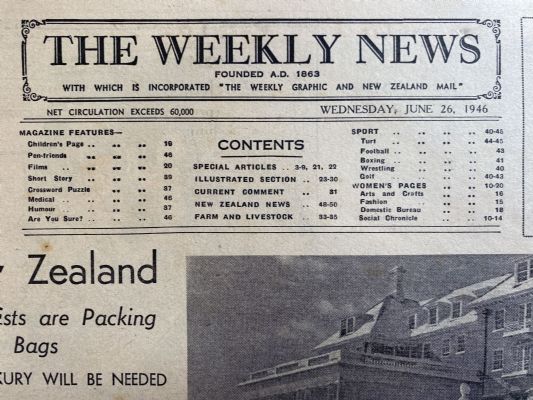 OLD NEWSPAPER: The Weekly News - No. 4309, 26 June 1946