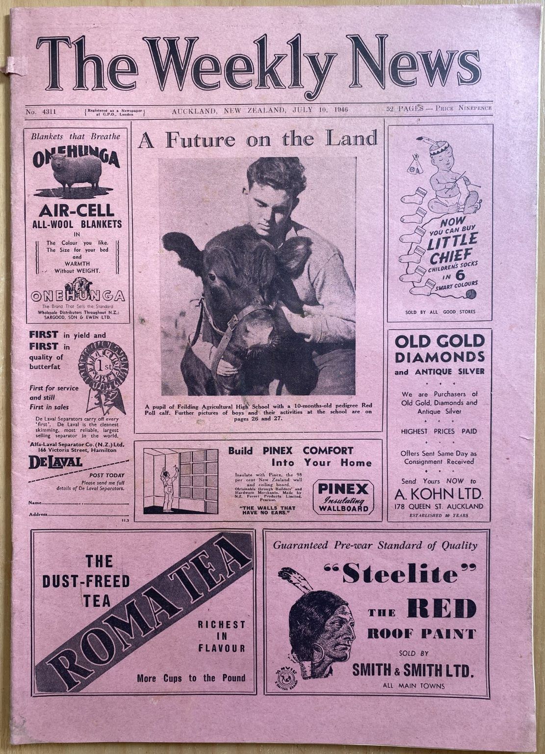 OLD NEWSPAPER: The Weekly News - No. 4311, 10 July 1946