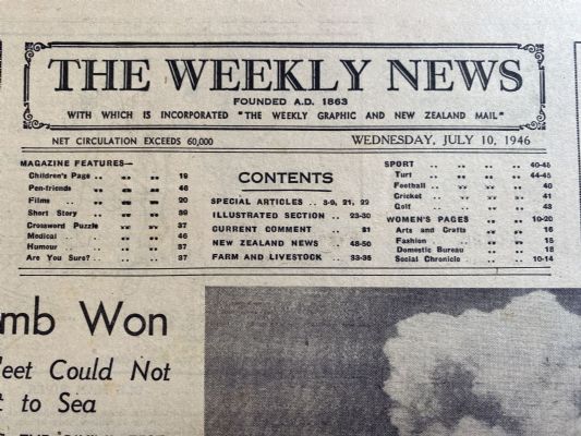 OLD NEWSPAPER: The Weekly News - No. 4311, 10 July 1946
