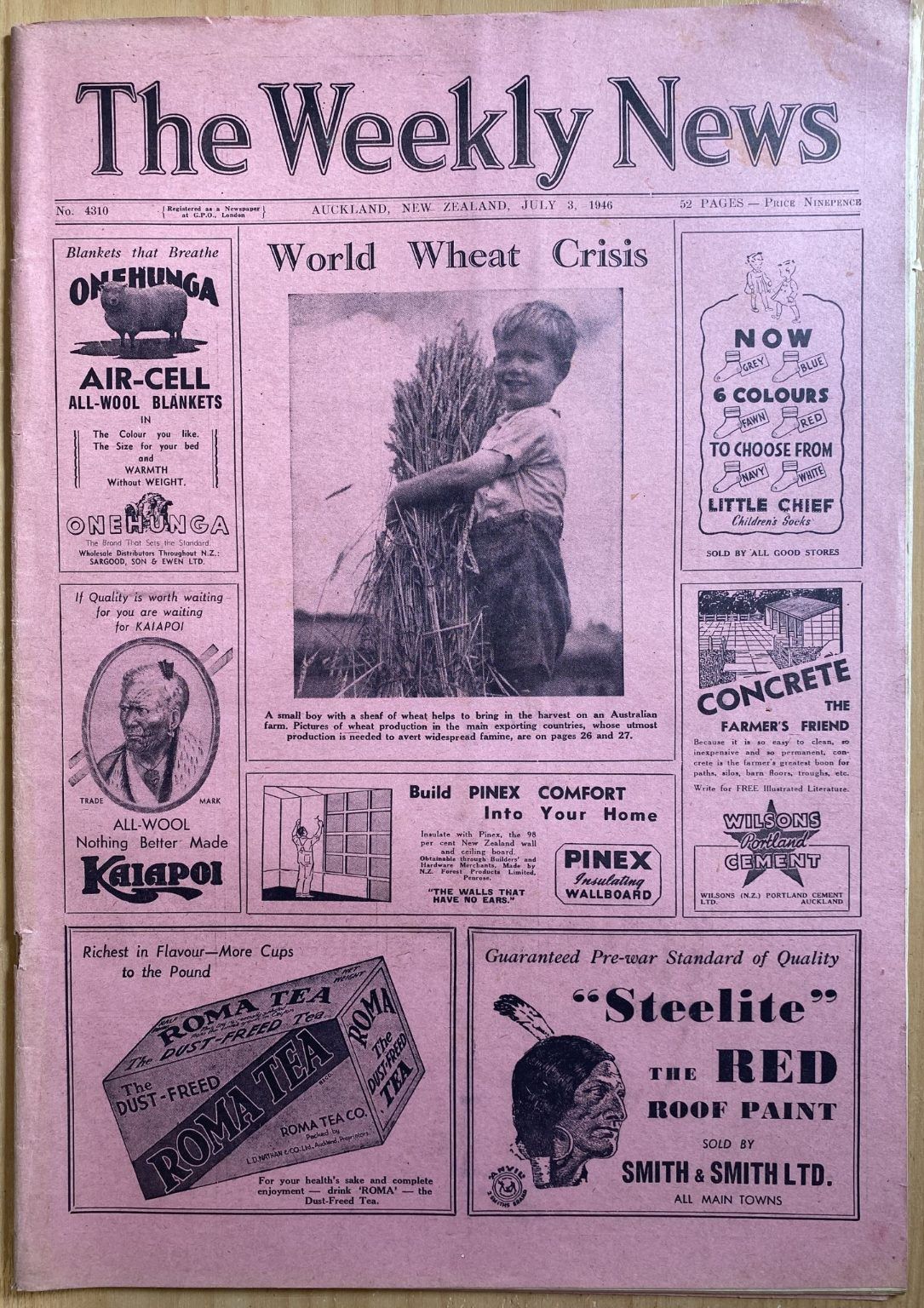 OLD NEWSPAPER: The Weekly News - No. 4310, 3 July 1946