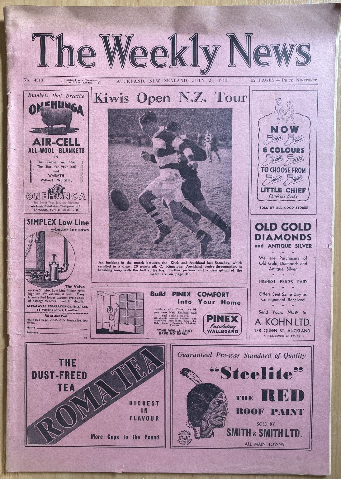 OLD NEWSPAPER: The Weekly News - No. 4313, 24 July 1946