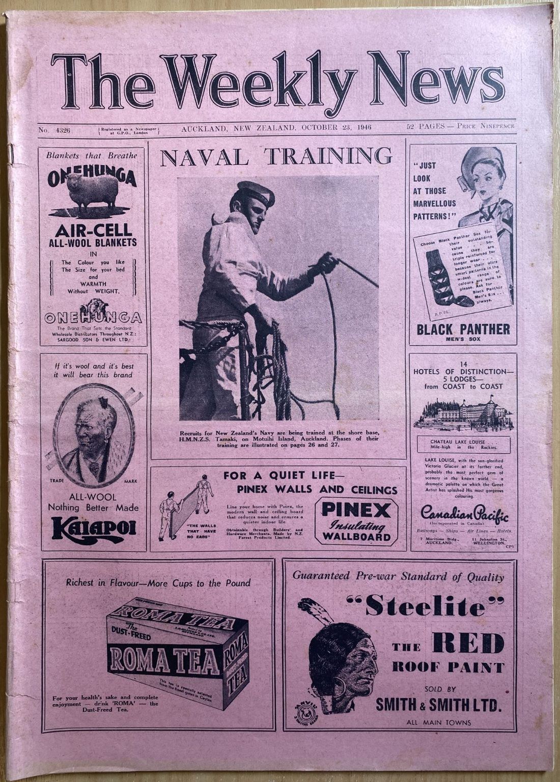 OLD NEWSPAPER: The Weekly News - No. 4326, 23 October 1946