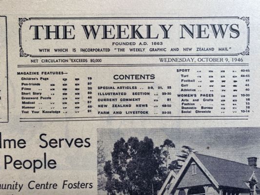 OLD NEWSPAPER: The Weekly News - No. 4324, 9 October 1946