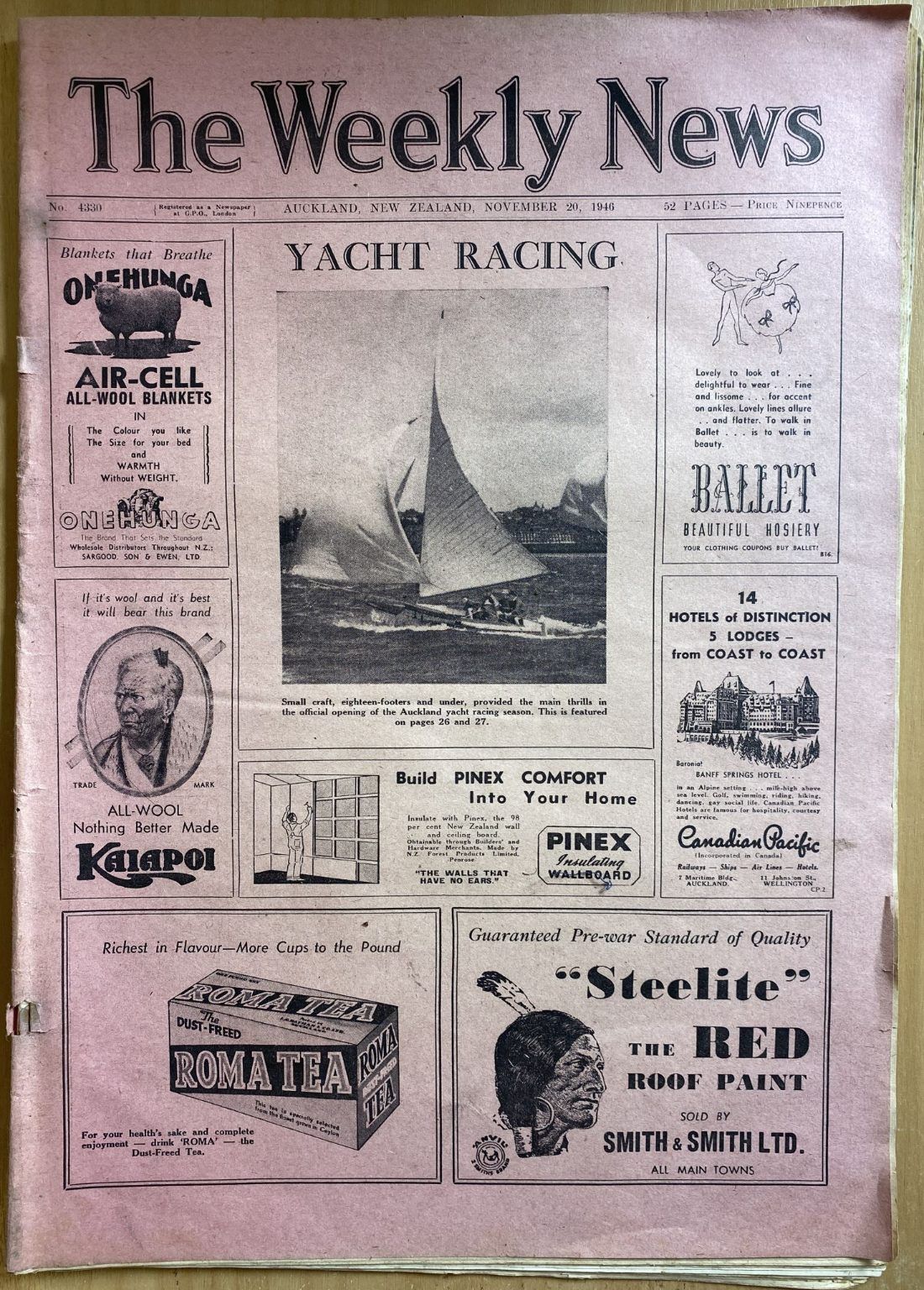 OLD NEWSPAPER: The Weekly News - No. 4330, 20 November 1946