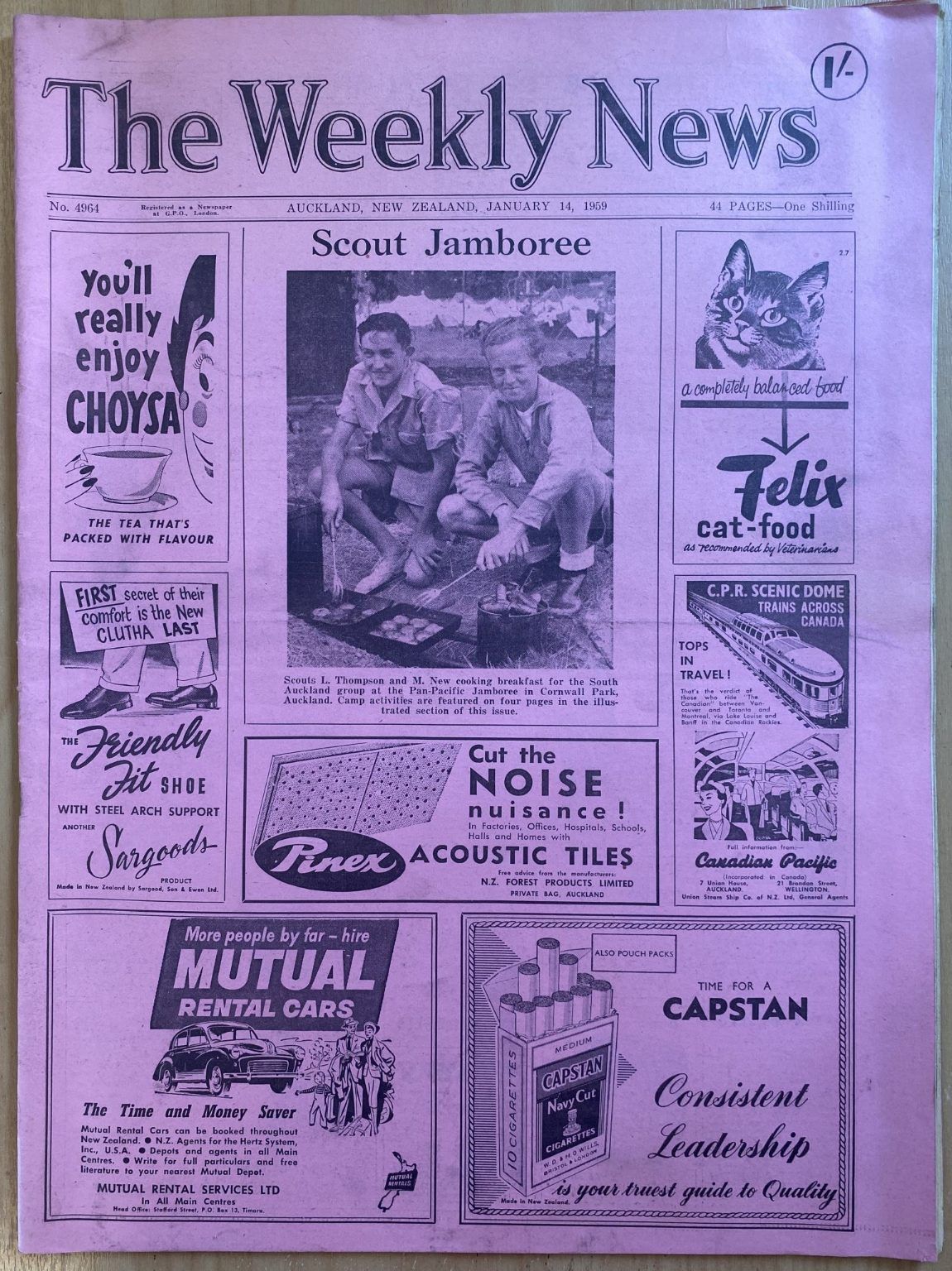 OLD NEWSPAPER: The Weekly News - No. 4964, 14 January 1959