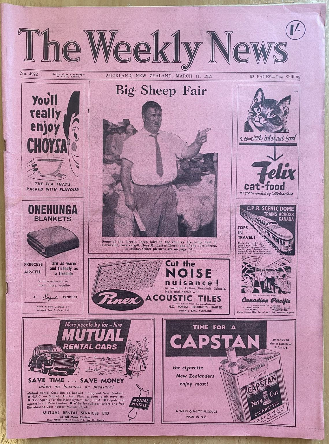 OLD NEWSPAPER: The Weekly News - No. 4972, 11 March 1959