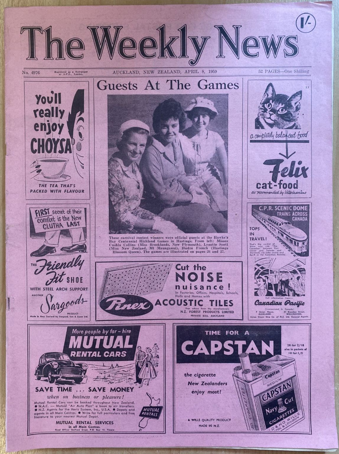 OLD NEWSPAPER: The Weekly News - No. 4976, 8 April 1959