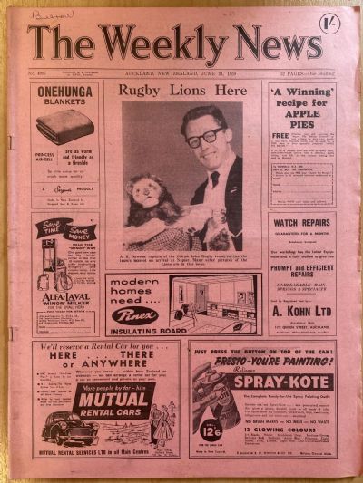 OLD NEWSPAPER: The Weekly News - No. 4987, 24 June 1959