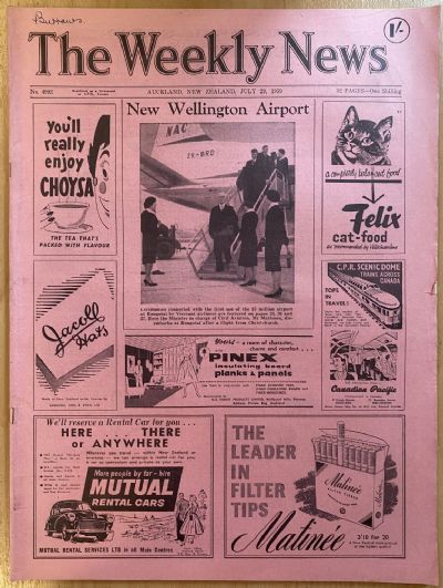 OLD NEWSPAPER: The Weekly News - No. 4992, 29 July 1959
