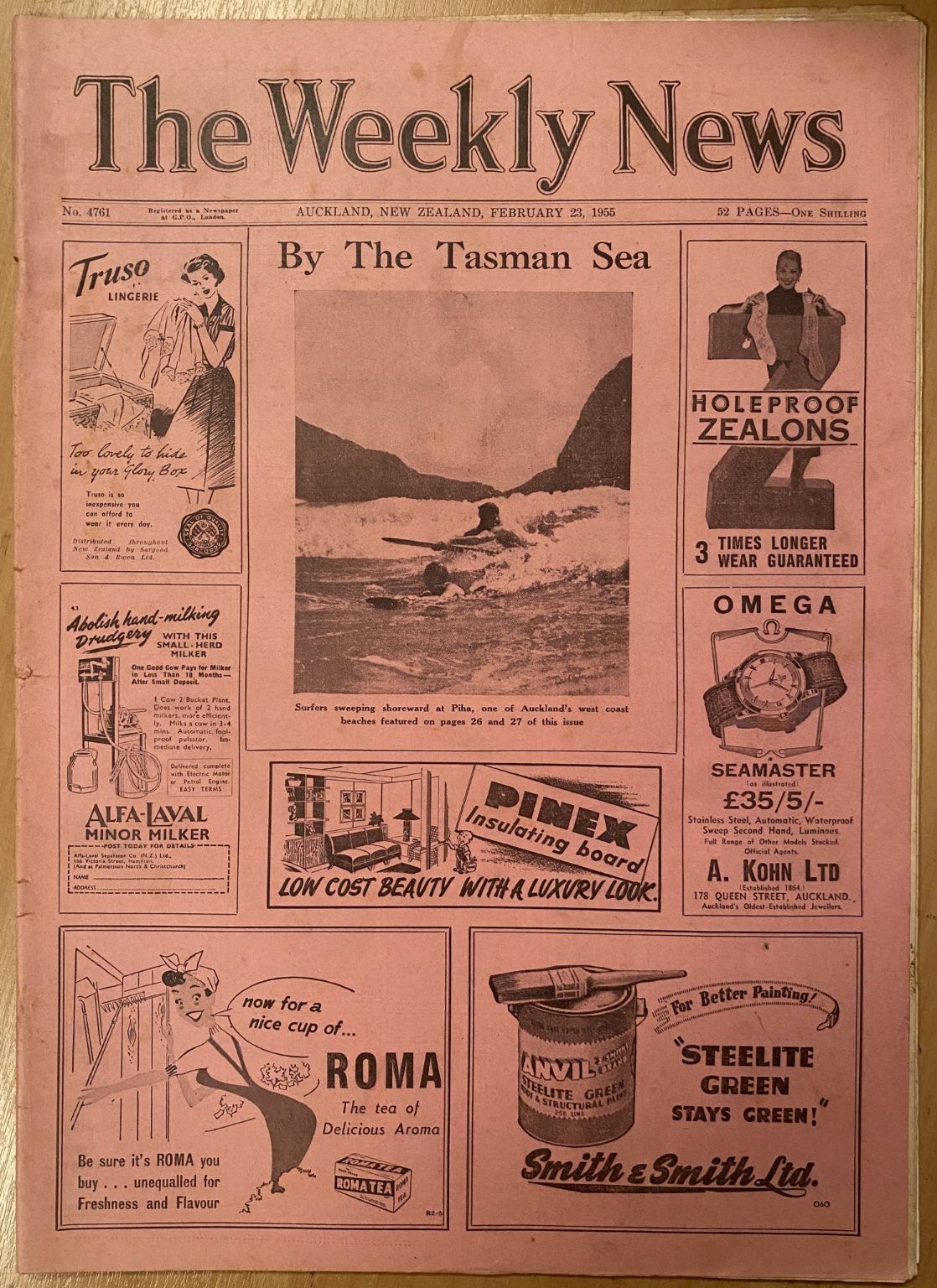 OLD NEWSPAPER: The Weekly News - No. 4761, 23 February 1955