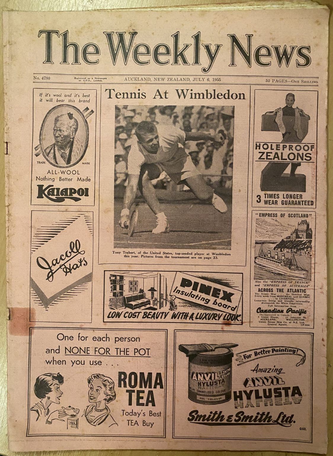 OLD NEWSPAPER: The Weekly News - No. 4780, 6 July 1955