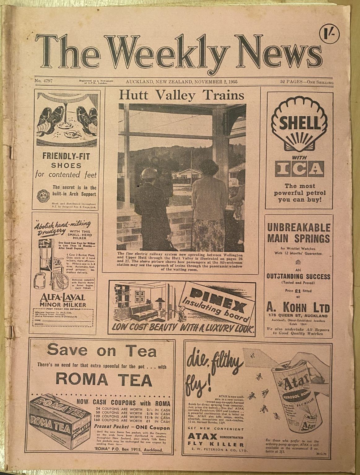 OLD NEWSPAPER: The Weekly News - No. 4797, 2 November 1955