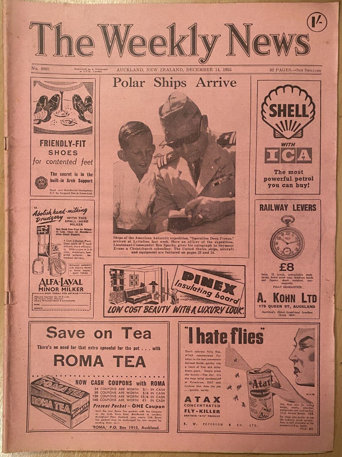 OLD NEWSPAPER: The Weekly News - No. 4803, 14 December 1955