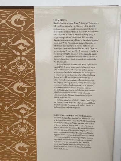 W.O.J. NIEUWENKAMP: First European Artist In Bali