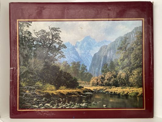 NEW ZEALAND'S MAJESTIC WILDERNESS: Fiordland's West Coast Sounds - A Collection of 52 Paintings