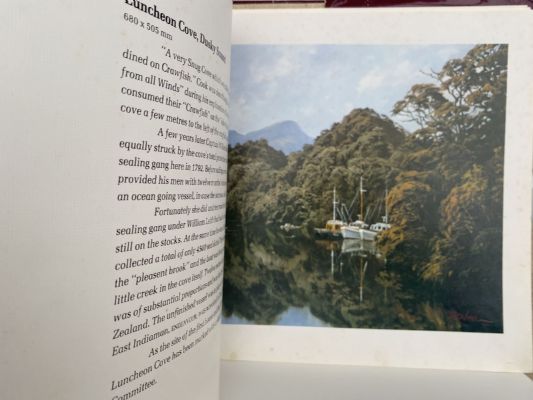 NEW ZEALAND'S MAJESTIC WILDERNESS: Fiordland's West Coast Sounds - A Collection of 52 Paintings