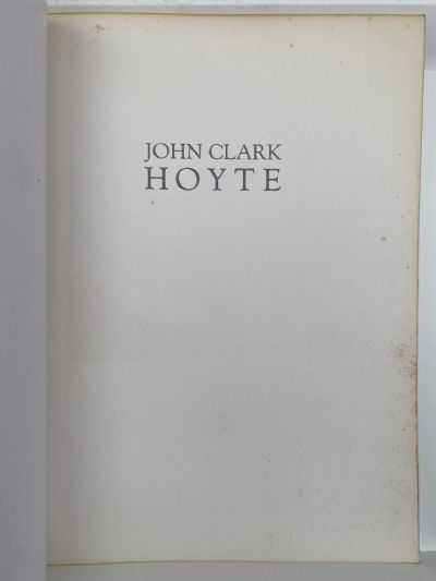 JOHN CLARK HOYTE: Early New Zealand Landscapes