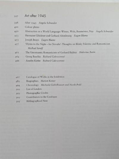 THE ROMANTIC SPIRIT IN GERMAN ART 1790-1990