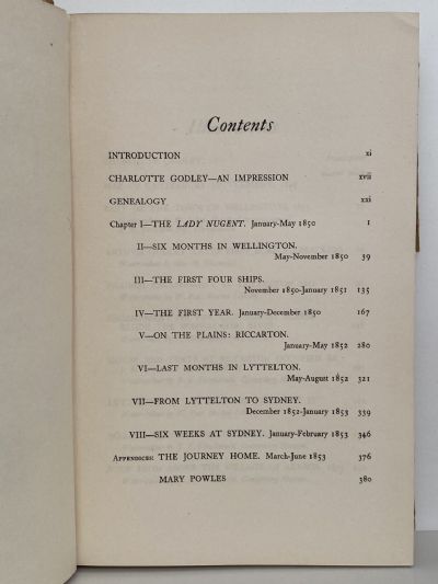 LETTERS FROM EARLY NEW ZEALAND