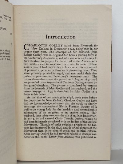 LETTERS FROM EARLY NEW ZEALAND