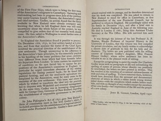 LETTERS FROM EARLY NEW ZEALAND