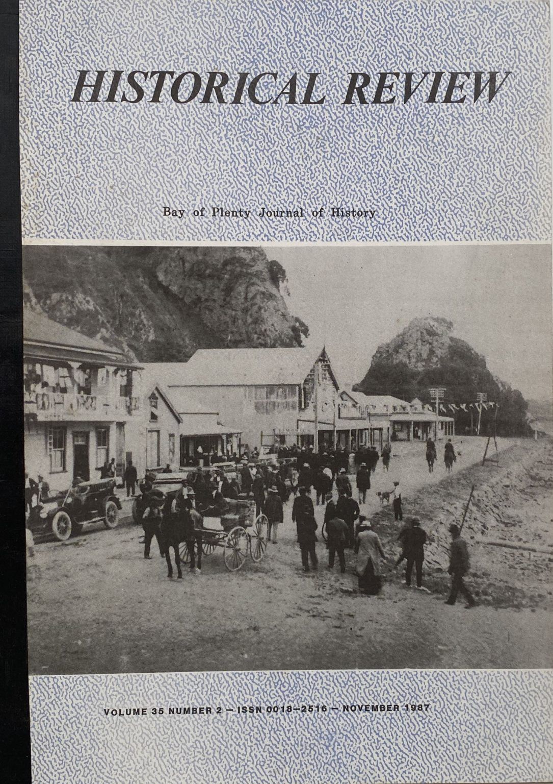 HISTORICAL REVIEW: Bay of Plenty Journal of History - Vol. 35, No. 2 - Nov 1987