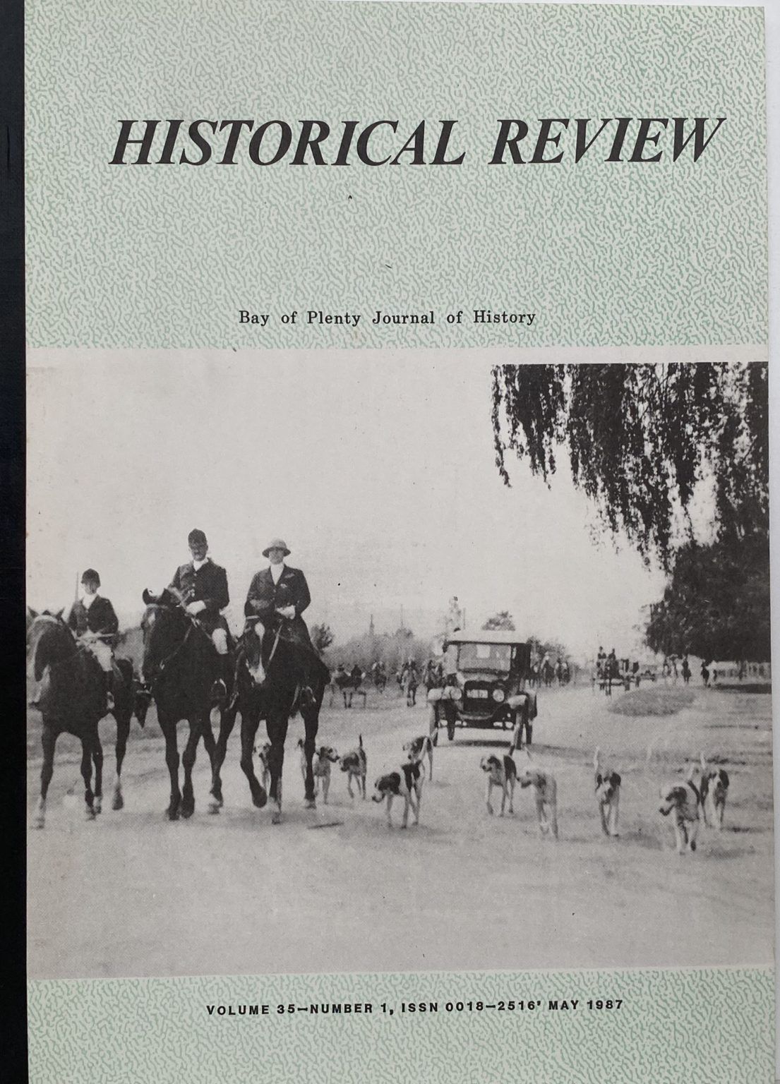 HISTORICAL REVIEW: Bay of Plenty Journal of History - Volume 35, Number 1