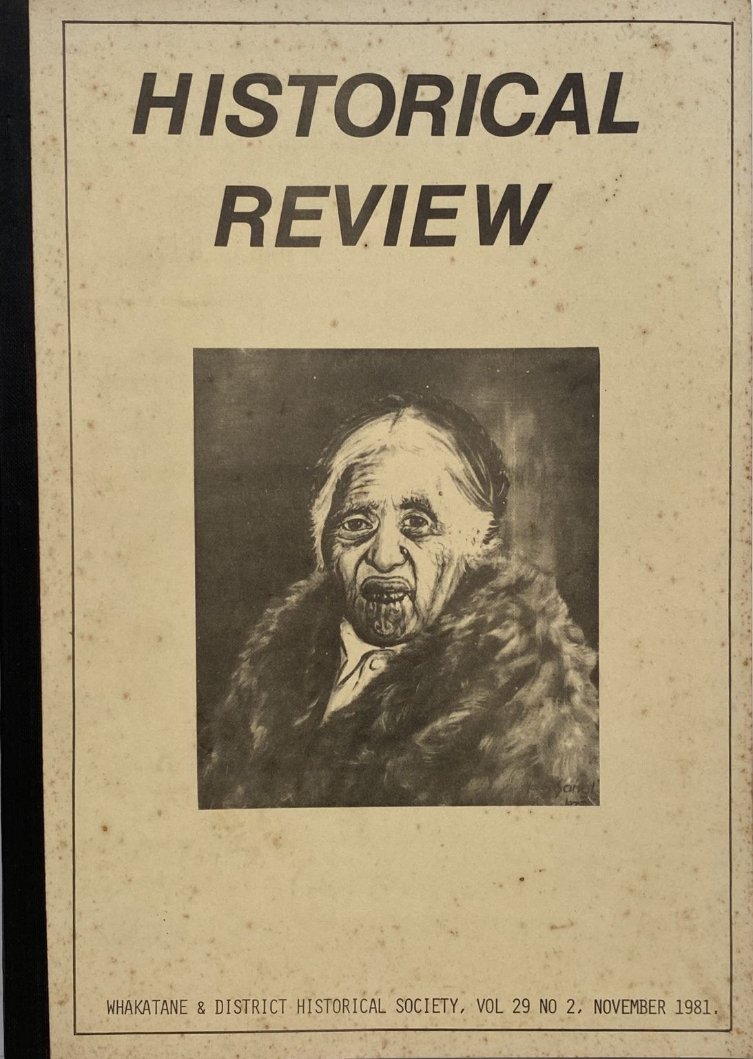 HISTORICAL REVIEW: Whakatane and District Historical Society - November 1981