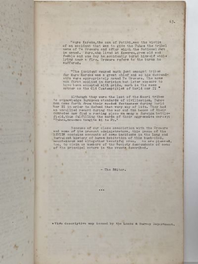 HISTORICAL REVIEW: Whakatane and District Historical Society - Vol. X, Number 2