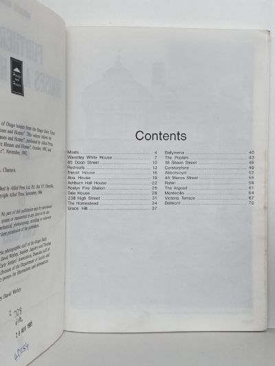 FURTHER HOUSES AND HOMES