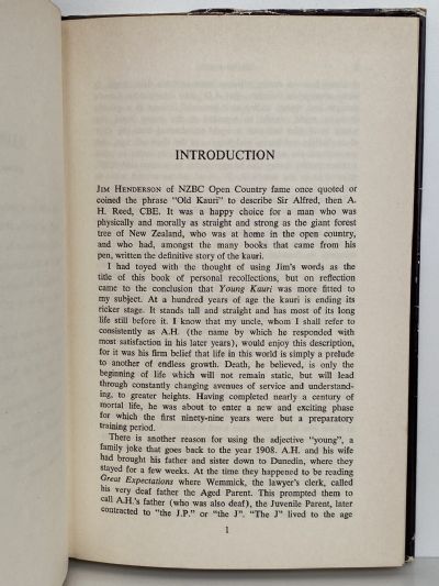 YOUNG KAURI 1875-1975: Personal Recollections of Sir Alfred Hamish Reed
