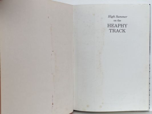 HIGH SUMMER ON THE HEAPHY TRACK