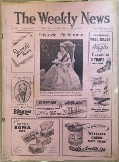 OLD NEWSPAPER: The Weekly News - No. 4704, 20 January 1954