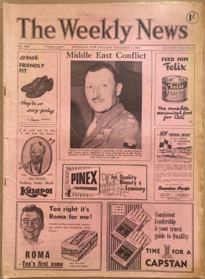 OLD NEWSPAPER: The Weekly News - No. 4850, 7 November 1956