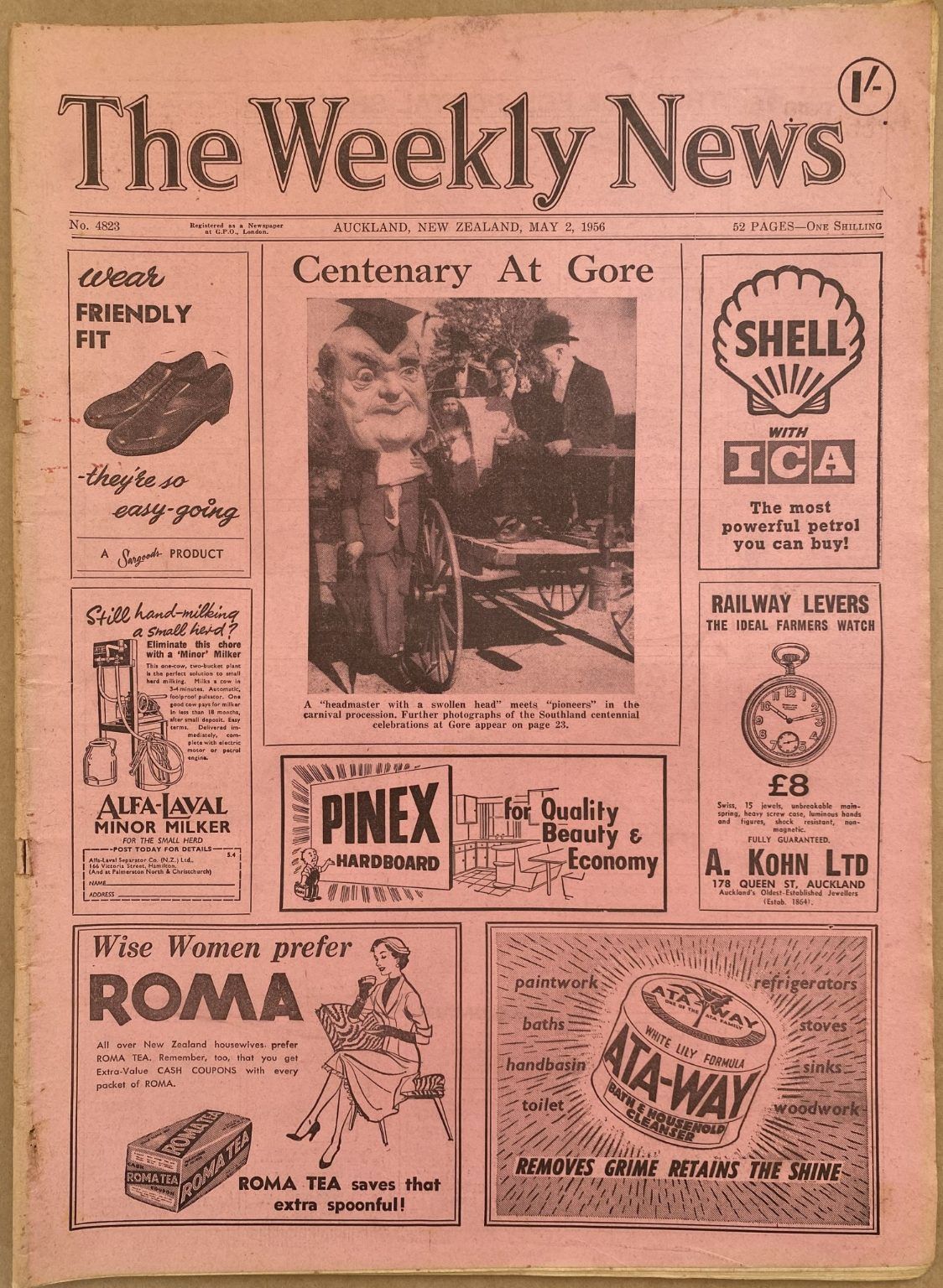 OLD NEWSPAPER: The Weekly News - No. 4823, 2 May 1956