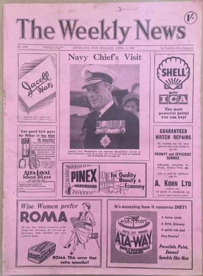 OLD NEWSPAPER: The Weekly News - No. 4819, 4 April 1956