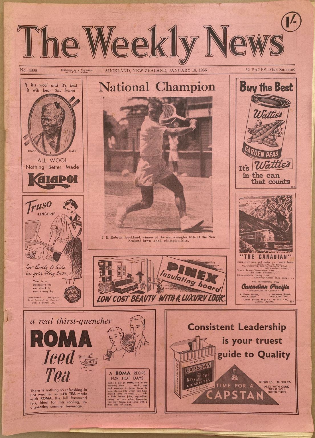 OLD NEWSPAPER: The Weekly News - No. 4808, 18 January 1956