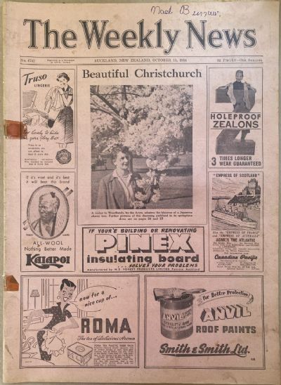 OLD NEWSPAPER: The Weekly News - No. 4742, 13 October 1954