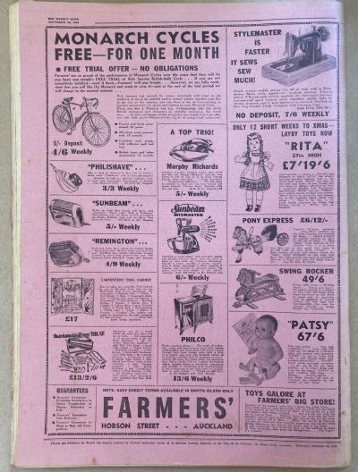 OLD NEWSPAPER: The Weekly News - No. 4740, 29 September 1954